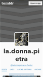 Mobile Screenshot of ladonnapietra.tumblr.com