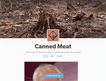 Tablet Screenshot of cannedmeat.tumblr.com