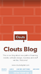 Mobile Screenshot of clouts.tumblr.com