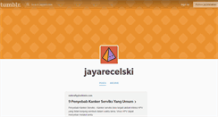 Desktop Screenshot of jayarecelski.tumblr.com