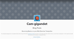 Desktop Screenshot of cam-gigandet.tumblr.com