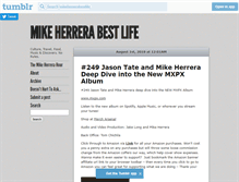Tablet Screenshot of mikeherrerabestlife.tumblr.com