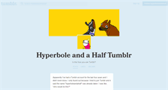 Desktop Screenshot of hyperboleandahalf.tumblr.com