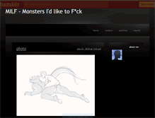 Tablet Screenshot of monsterfucker.tumblr.com