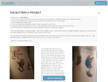 Tablet Screenshot of butterfly-project.tumblr.com