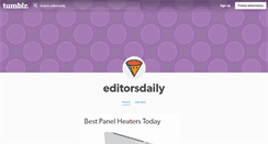 Desktop Screenshot of editorsdaily.tumblr.com