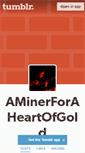 Mobile Screenshot of aminerforaheartofgold.tumblr.com