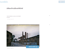 Tablet Screenshot of aminerforaheartofgold.tumblr.com