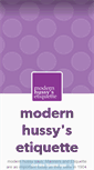 Mobile Screenshot of modernhussy.tumblr.com