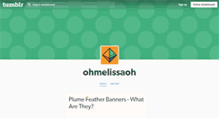 Desktop Screenshot of ohmelissaoh.tumblr.com