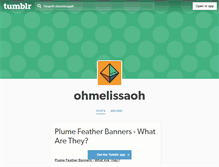 Tablet Screenshot of ohmelissaoh.tumblr.com