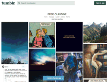 Tablet Screenshot of freeclaudine.tumblr.com