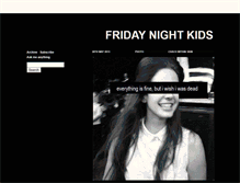 Tablet Screenshot of fridaynightkids.tumblr.com