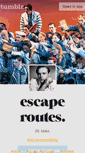 Mobile Screenshot of escaperoutes.tumblr.com