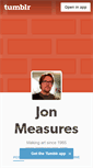 Mobile Screenshot of jonmeasures.tumblr.com