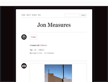 Tablet Screenshot of jonmeasures.tumblr.com