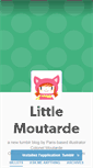 Mobile Screenshot of littlemoutarde.tumblr.com