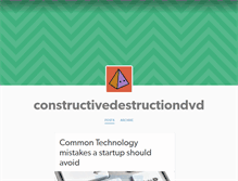 Tablet Screenshot of constructivedestructiondvd.tumblr.com