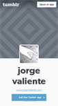 Mobile Screenshot of jorgevaliente.tumblr.com