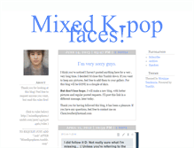 Tablet Screenshot of mixedkpopfaces.tumblr.com