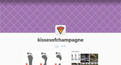 Desktop Screenshot of kissesofchampagne.tumblr.com