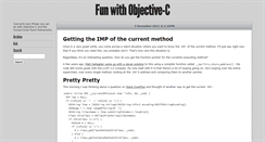 Desktop Screenshot of funwithobjc.tumblr.com