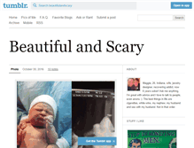 Tablet Screenshot of beautifulandscary.tumblr.com
