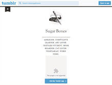 Tablet Screenshot of misssugarbones.tumblr.com