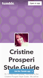 Mobile Screenshot of cristineprosperistyleguide.tumblr.com