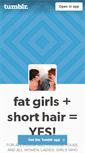 Mobile Screenshot of fatgirlsshorthair.tumblr.com