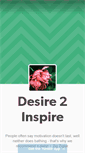 Mobile Screenshot of desire--2--inspire.tumblr.com