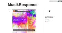 Desktop Screenshot of musikresponse.tumblr.com