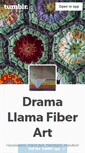 Mobile Screenshot of dramallamaknitting.tumblr.com