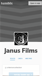 Mobile Screenshot of janusfilms.tumblr.com