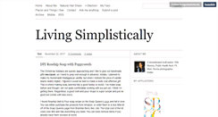 Desktop Screenshot of livingsimplistically.tumblr.com