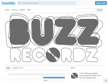 Tablet Screenshot of buzzrecordzhq.tumblr.com