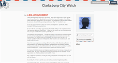 Desktop Screenshot of clarksburgcitywatch.tumblr.com