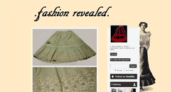 Desktop Screenshot of fashionrevealed.tumblr.com