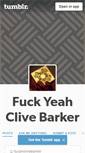 Mobile Screenshot of fyeahclivebarker.tumblr.com