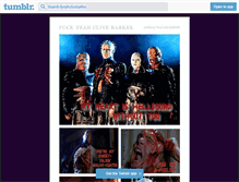 Tablet Screenshot of fyeahclivebarker.tumblr.com