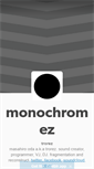 Mobile Screenshot of monochromez.tumblr.com