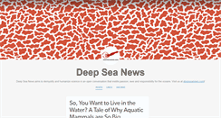 Desktop Screenshot of deepseanews.tumblr.com