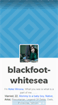 Mobile Screenshot of blackfoot-whitesea.tumblr.com