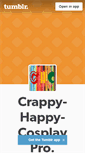 Mobile Screenshot of crappy-happy-cosplay.tumblr.com