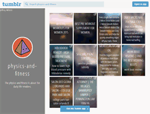 Tablet Screenshot of physics-and-fitness.tumblr.com