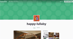 Desktop Screenshot of happy-lullaby.tumblr.com