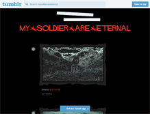 Tablet Screenshot of mysoldierareeternal.tumblr.com