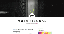 Desktop Screenshot of mozartsucks.tumblr.com