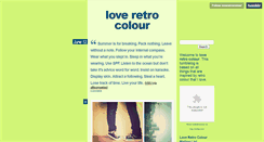 Desktop Screenshot of loveretrocolour.tumblr.com