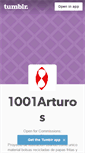 Mobile Screenshot of 1001arturos.tumblr.com